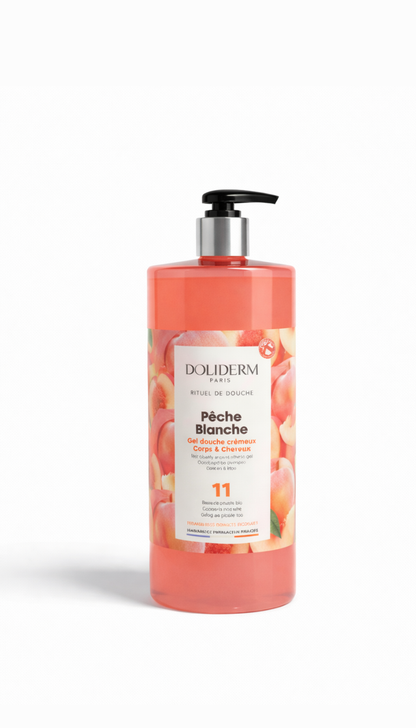 Gel douche crémeux Pêche Blanche 11